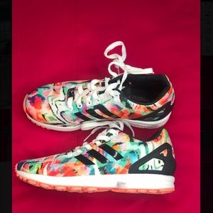 Adidas ZX flux multicolor shoes